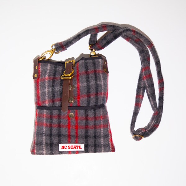 Deluxe Wool Cross Body Bag Pack Pla